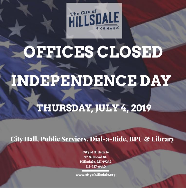 closed 4th of july